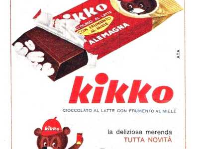  Mentre per i prodotti non lievitati c�erano �Kikko� una barretta di cioccolato frumento e miele...

